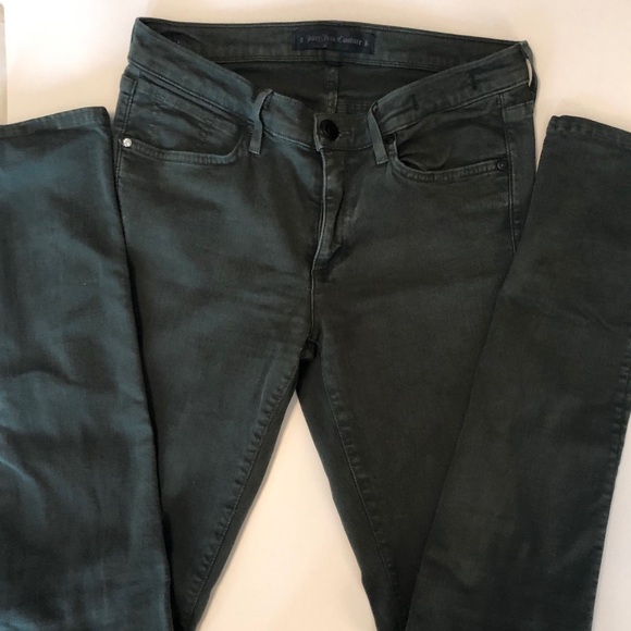 Juicy Couture Denim - Juicy Couture olive super skinny jeans